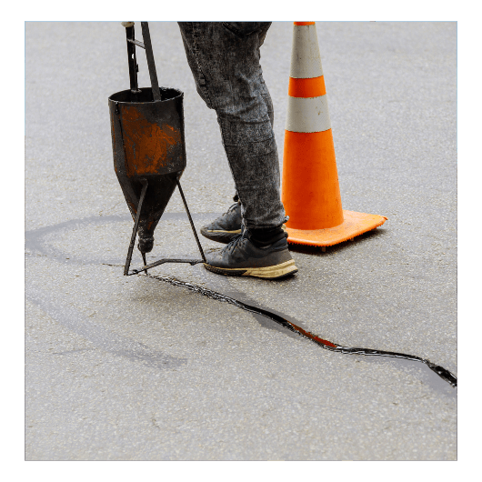 residential asphalt crack filling 